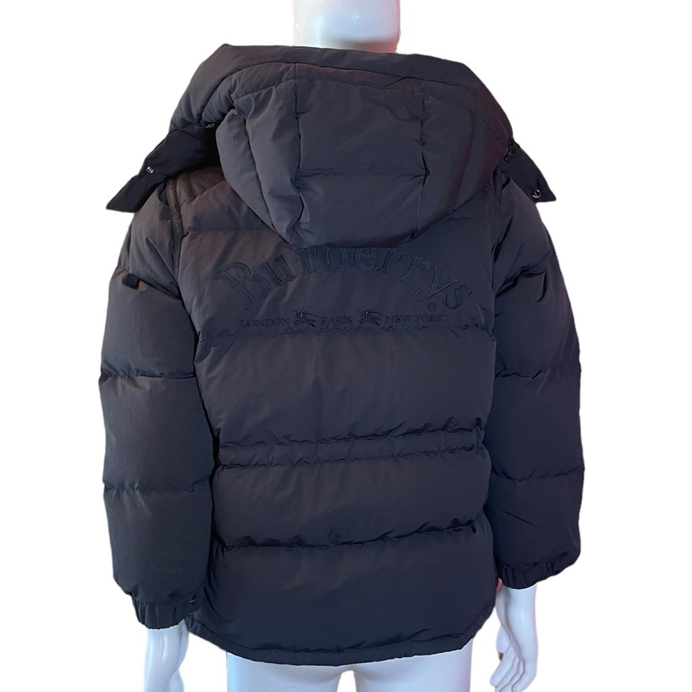 BURBERRY (AUTHENTIC) HOODED QUILTED COAT - Picture 3 of 12